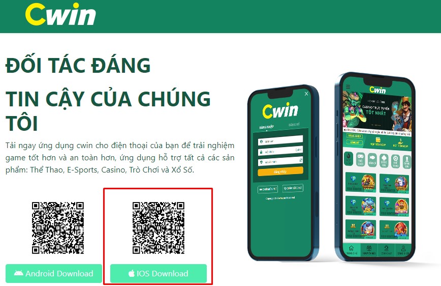 Các tính năng đặc biệt chỉ ứng dụng cwin mới có