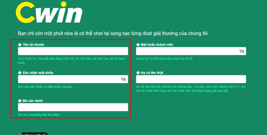 Cách chơi nhanh cwin trên app ứng dụng di động