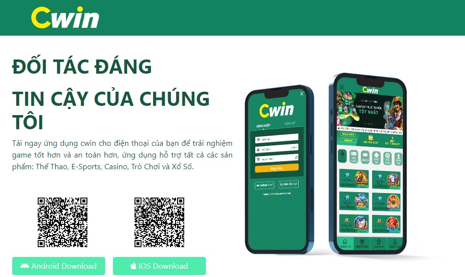 Giới thiệu Tải App cwin – ứng dụng cá cược 2024