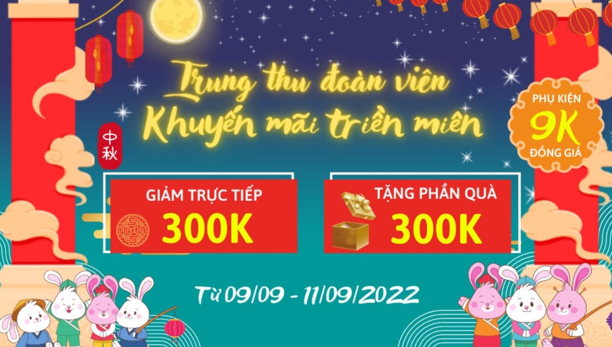 Thể lệ khuyến mãi trung thu đoàn viên: